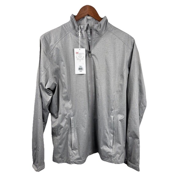 Lady Hagen Jackets & Blazers - NWT Lady Hagen Full Zip Rain Jacket Lt Heather Grey NWT Medium MSRP $80 Golf
